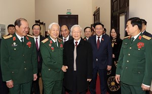 Tổng Bí thư dự khai mạc Đại hội Hội Cựu chiến binh Việt Nam lần thứ VII