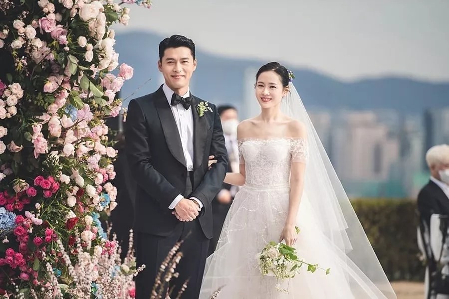 Hôn lễ của Son Ye Jin và Hyun Bin thu hút nhiều sự chú ý. Ảnh: VAST Entertainment cung cấp