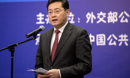 Nhà ngoại giao 56 tuổi Tần Cương được bổ nhiệm làm Ngoại trưởng Trung Quốc. Ảnh: AFP