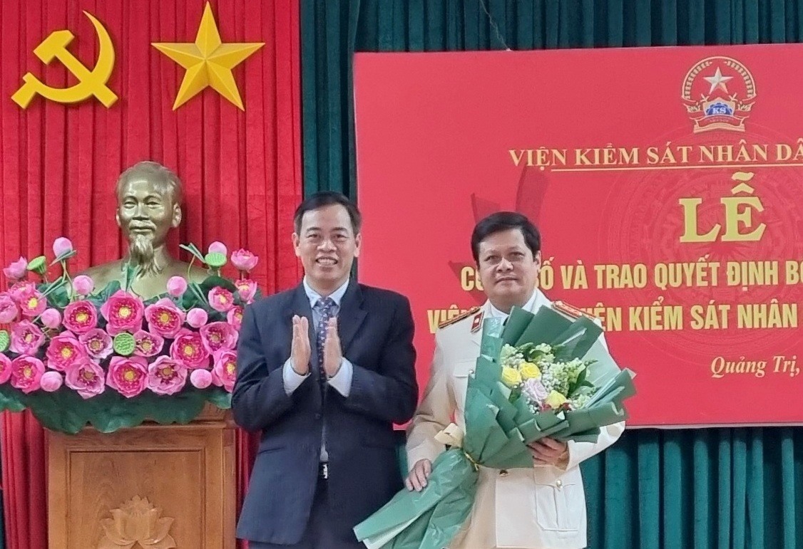 Ông Dương Xuân Sanh làm Viện trưởng Viện Kiểm sát nhân dân tỉnh Quảng Trị