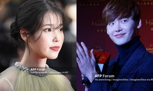 Fan thích thú khi IU, Lee Jong Suk xác nhận hẹn hò. Ảnh: AFP.