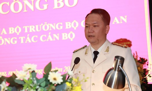 Đại tá Nguyễn Hữu Bình vừa được bổ nhiệm làm Phó Giám đốc Công an tỉnh Bắc Giang. Ảnh: Công an
