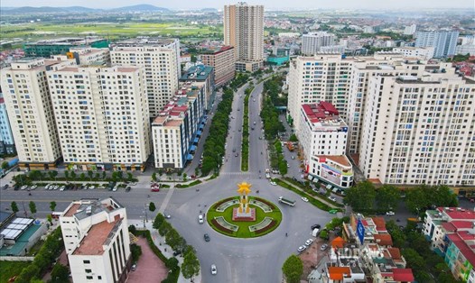 Một góc nhỏ thành phố Bắc Ninh. Ảnh: Văn Giang.
