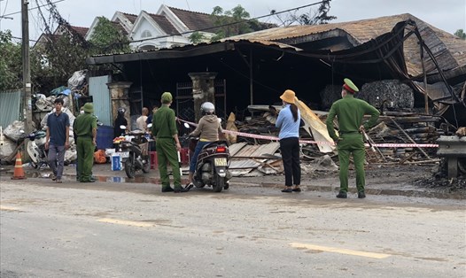Đám cháy tại huyện Hòa Vang, TP Đà Nẵng cơ bản được khống chế. Ảnh: Nguyễn Linh