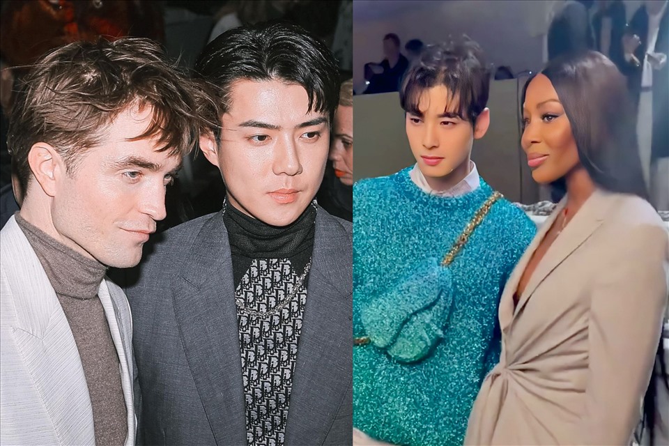 Sehun (Exo), Cha Eun Woo (Astro) Gặp Gỡ Robert Pattinson, Naomi Campbell