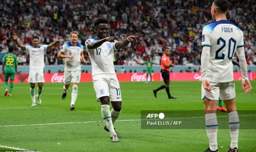 Đội tuyển Anh thể hiện sức mạnh vượt trội so với Senegal. Ảnh: AFP