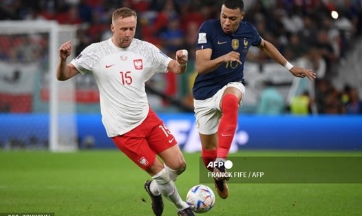 Mbappe tỏa sáng, mang về chiến thắng 3-1 cho đội tuyển Pháp trước Ba Lan tại vòng 1/8 World Cup 2022. Ảnh: AFP