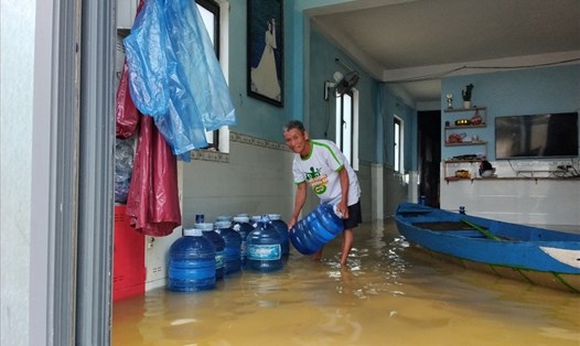 Cảnh báo mưa lớn có khả năng gây ngập tại Quảng Nam. Ảnh: Nguyễn Linh