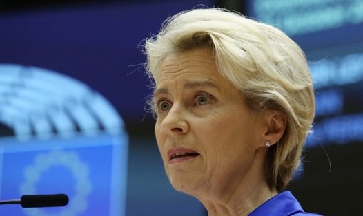 Chủ tịch Ủy ban Châu Âu Ursula von der Leyen. Ảnh: AFP
