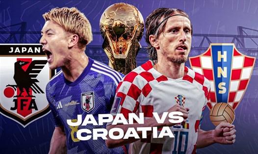 Trận đấu vòng 1/8 giữa Nhật Bản - Croatia sẽ diễn ra lúc 22h00 ngày 5.12. Ảnh: Khelnow