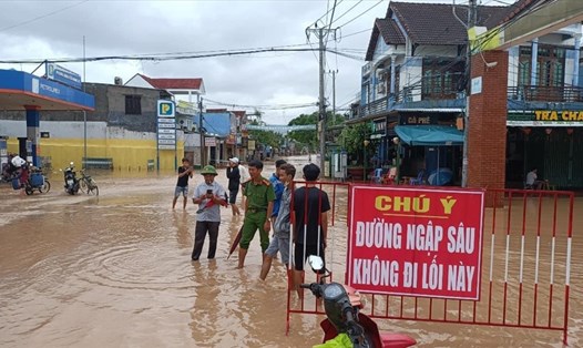 Quảng Nam cảnh báo lũ trên các sông. Ảnh: Nguyễn Linh
