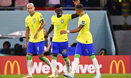 Brazil đang thể hiện sức mạnh của nhà vô địch. Ảnh: AFP