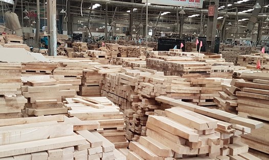 Việc hoàn thuế GTGT kéo dài đã gây khó khăn cho các doanh nghiệp chế biến, xuất khẩu gỗ. Ảnh: Vũ Long