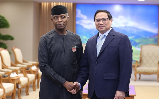Thủ tướng Phạm Minh Chính tiếp Phó Tổng thống Nigeria