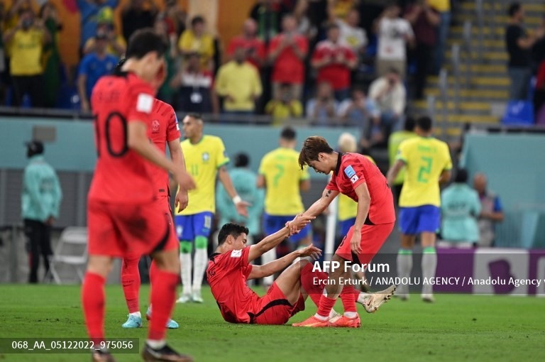 Thua Brazil 1-4, tuyển Hàn Quốc chia tay World Cup 2022