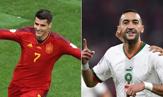 Maroc có rất ít cơ hội gây bất ngờ trước Tây Ban Nha.  Ảnh: AFP