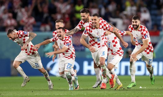 ĐT Croatia đã giành quyền đi tiếp nhờ loạt đá luân lưu. Ảnh: AFP