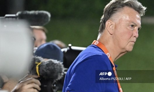 Huấn luyện viên Van Gaal đã biết cách đánh bại Argentina? Ảnh: AFP