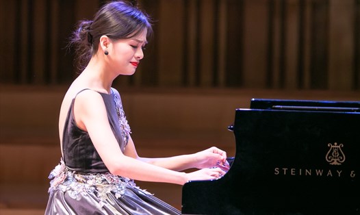 Nghệ sĩ piano Trần Lê Bảo Quyên.