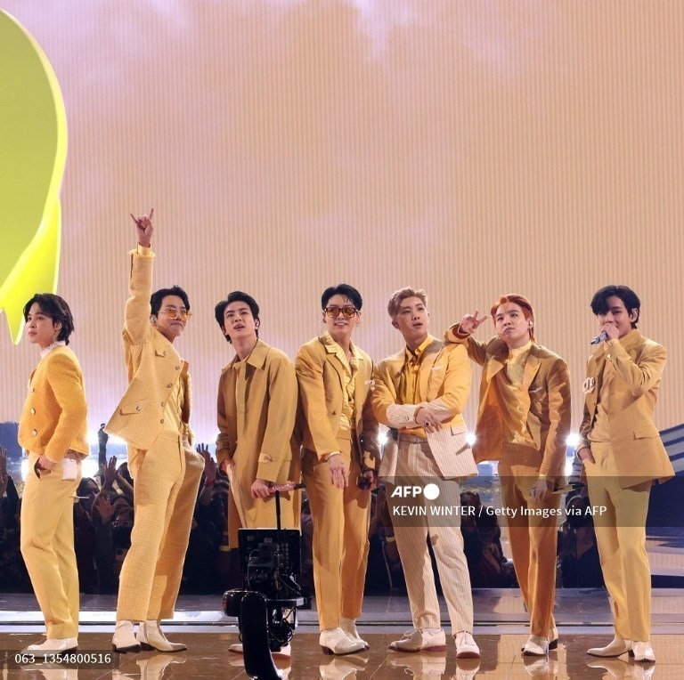 Nhóm BTS. Ảnh: AFP.