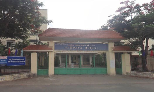 Trường THPT Vĩnh Lộc, quận Bình Tân. Ảnh: Mỹ Quỳnh