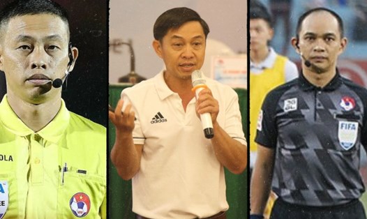 Giám sát, trọng tài và trợ lý trọng tài Việt Nam tham gia điều hành tại AFF Cup 2022. Ảnh: VFF