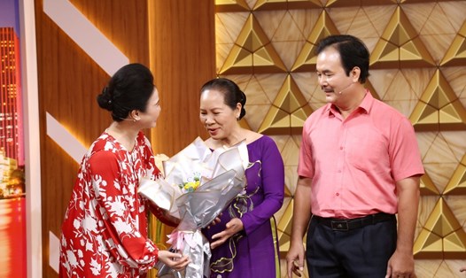 Ca sĩ Thuỳ Trang ngưỡng mộ hôn nhân của vợ chồng anh Hải. Ảnh: Nhà sản xuất.