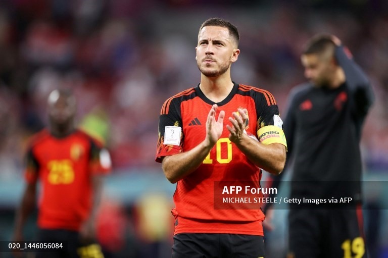 Hazard có sự nghiệp nhiều tiếc nuối ở đội tuyển. Ảnh: AFP