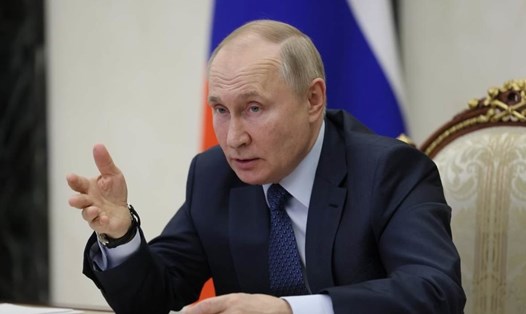 Tổng thống Nga Vladimir Putin phát biểu trong cuộc họp ngày 7.12. Ảnh: Kremlin/Ria Novosti
