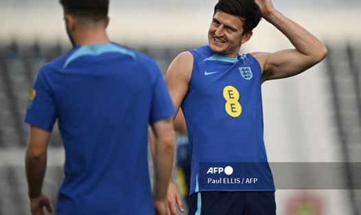 Maguire đang chơi tốt ở World Cup 2022. Ảnh: AFP