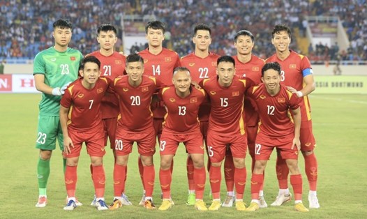 Tuyển Việt Nam trong trận giao hữu với Borussia Dortmund. Ảnh: VFF