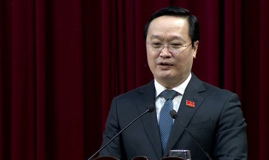 Chủ tịch UBND tỉnh Nghệ An Nguyễn Đức Trung khẳng định sẽ kịp thời nắm bắt các khó khăn, vướng mắc phát sinh từ thực tiễn để giải quyết. Ảnh: Quang Đại
