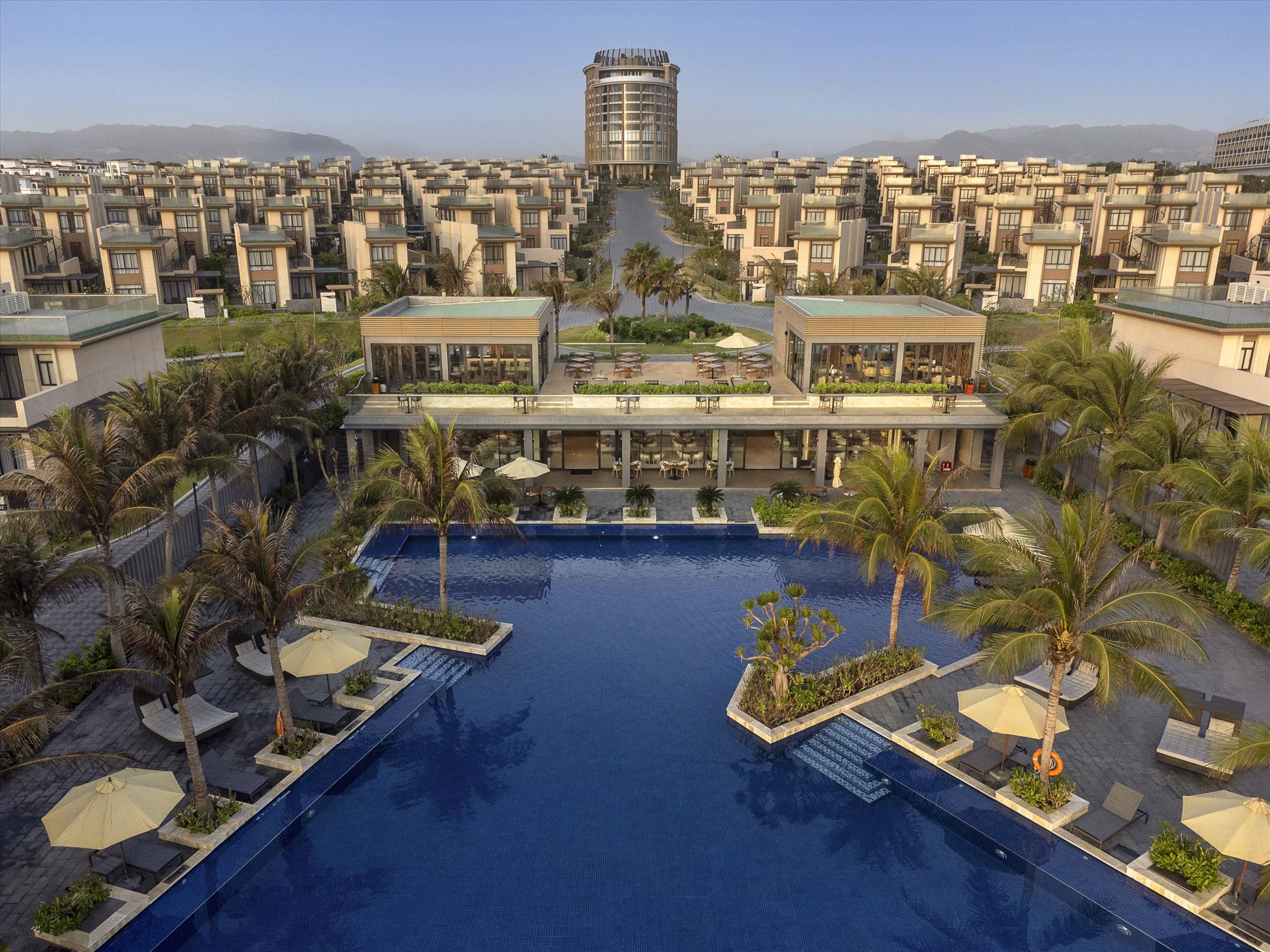 Tổng quan khu nghỉ dưỡng Wyndham Garden Cam Ranh. Ảnh: Tập đoàn Hưng Thịnh