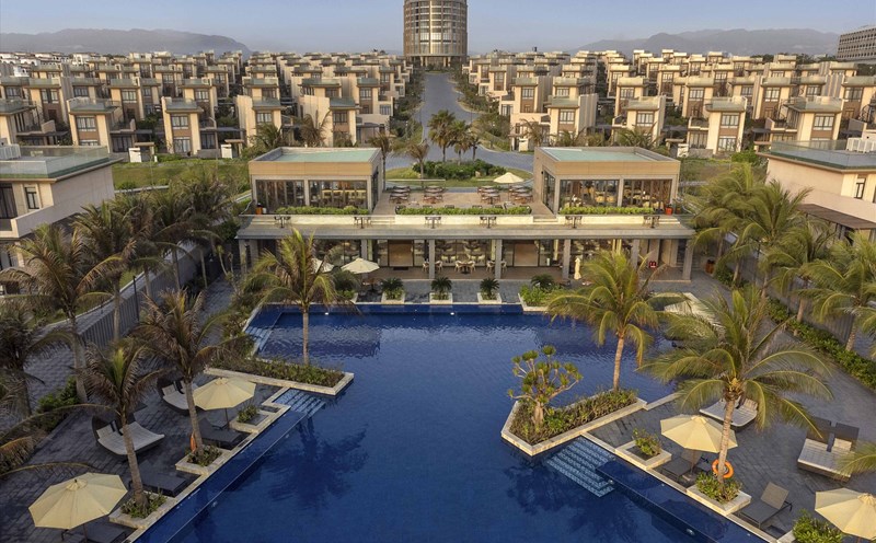 Tổng quan khu nghỉ dưỡng Wyndham Garden Cam Ranh. Ảnh: Tập đoàn Hưng Thịnh