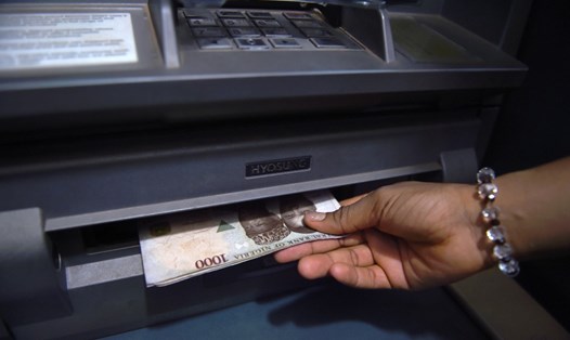Một ATM tại Nigeria. Ảnh: AFP
