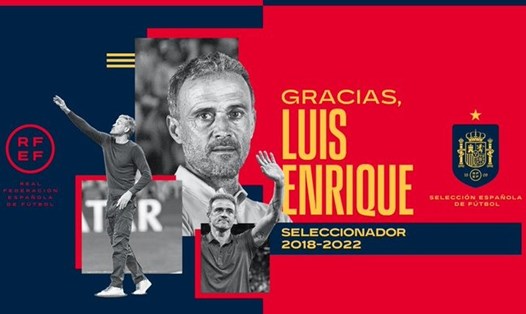 Tuyển Tây Ban Nha chia tay Luis Enrique sau thất bại tại World Cup 2022. Ảnh: Twitter RFEF