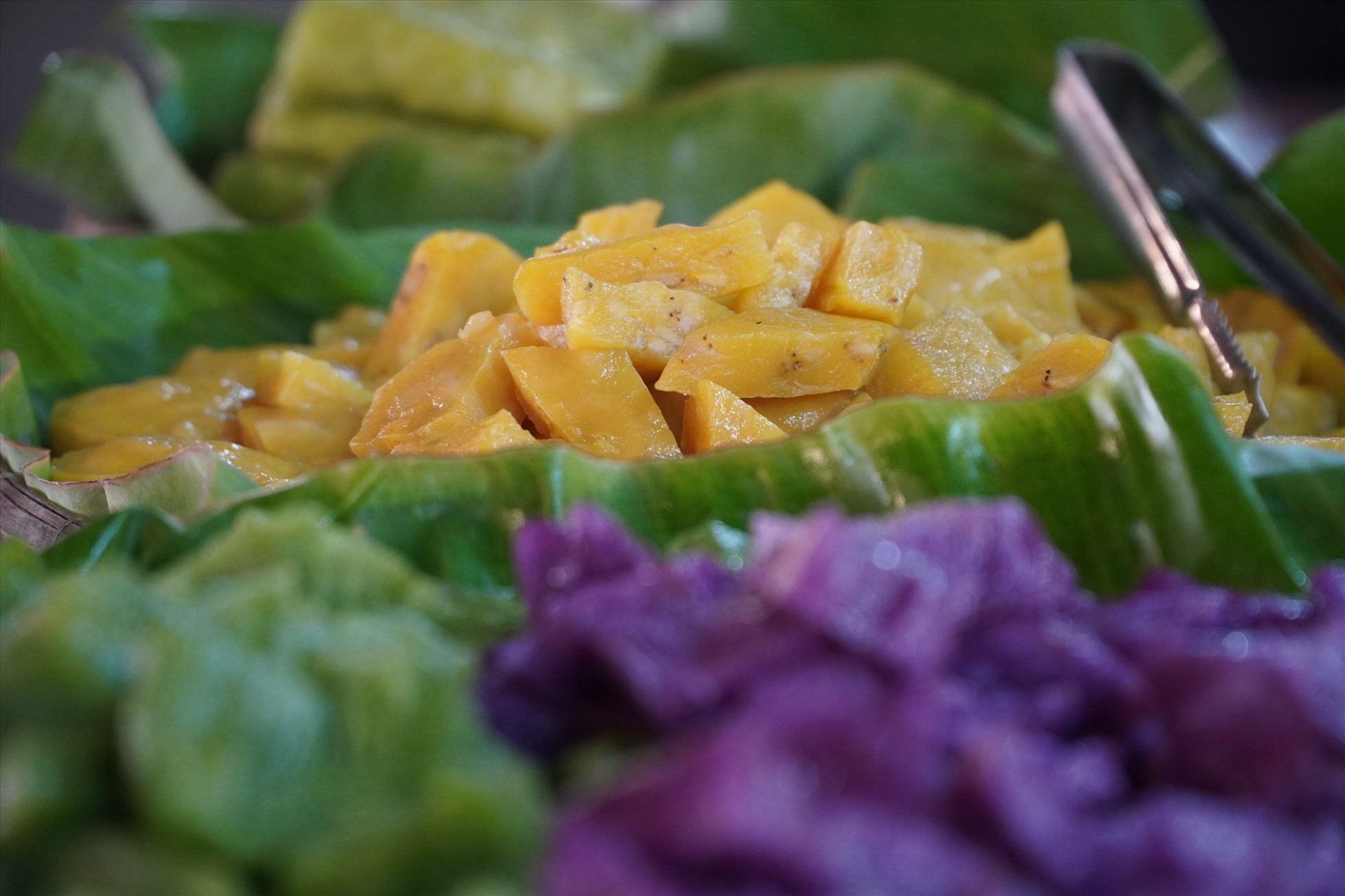 Món bánh chuối đặc trưng của ẩm thực Nam bộ. Ảnh: Phong Linh