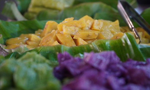 Món bánh chuối đặc trưng của ẩm thực Nam bộ. Ảnh: Phong Linh