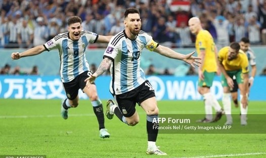 Argentina đối đầu Hà Lan ở tứ kết. Ảnh: AFP