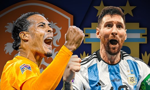 Trận Hà Lan - Argentina là cuộc đấu đỉnh cao giữa đội trưởng 2 đội Virgin van Dijk và Lionel Messi. Ảnh: Khelnow