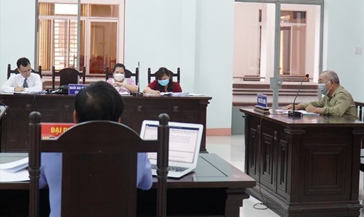 Một vụ án hành chính mà Chủ tịch tỉnh Khánh Hòa ủy quyền cho cơ quan chuyên môn tham dự. Ảnh Thu Cúc