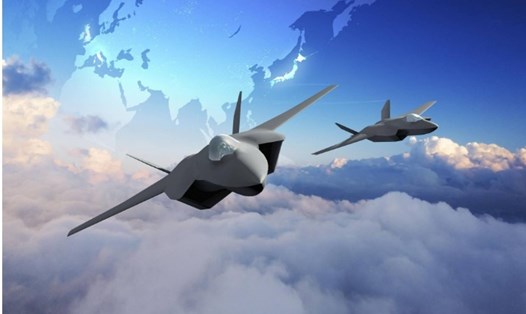 Hình ảnh máy bay chiến đấu thế hệ tiếp theo do Nhật Bản, Vương quốc Anh và Italia cùng phát triển. Ảnh: Bộ Quốc phòng Nhật Bản