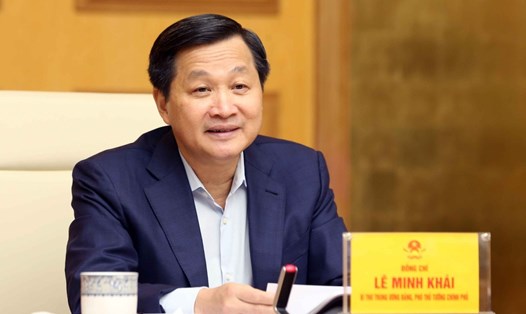 Bí thư Trung ương Đảng, Phó Thủ tướng Chính phủ Lê Minh Khái  làm Trưởng Ban Chỉ đạo xây dựng Chiến lược quốc gia phòng, chống tham nhũng. Ảnh: Nhật Bắc
