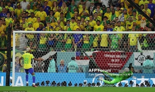 Thủ môn Livakovic tiếp tục tỏa sáng để đưa Croatia vào bán kết World Cup 2022. Ảnh: AFP