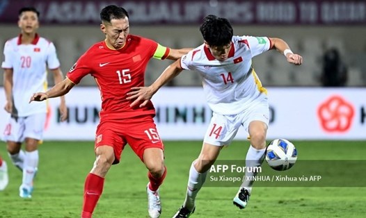 Tuyển Việt Nam có cơ hội để kiếm điểm đầu tiên tại vòng loại thứ ba World Cup 2022. Ảnh: AFP