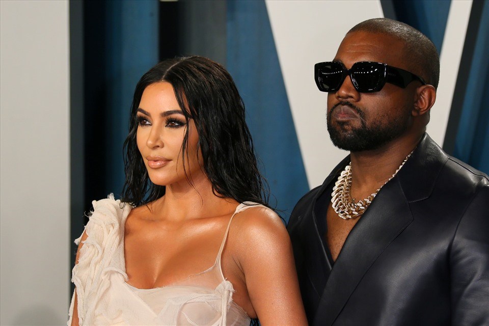 Kim Kardashian và Kanye West. Ảnh: AFP Kim Kardashian và Kanye West. Ảnh: AFP