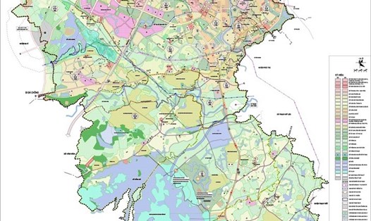 Bản đồ quy hoạch thị xã Sơn Tây, Hà Nội giai đoạn 2021-2030. Nguồn: TL