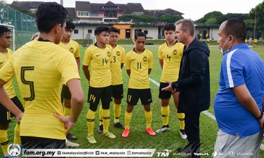 U23 Malaysia tự tin sẽ đạt thành tích tốt tại giải U23 Đông Nam Á 2022. Ảnh: FAM