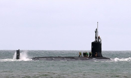 Một tàu ngầm hạt nhân lớp Virginia của Mỹ. Ảnh: Getty