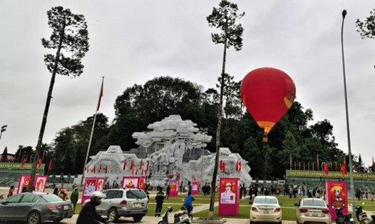 Tuyên Quang tổ chức các buổi bay thử khinh khí cầu. Ảnh: MP